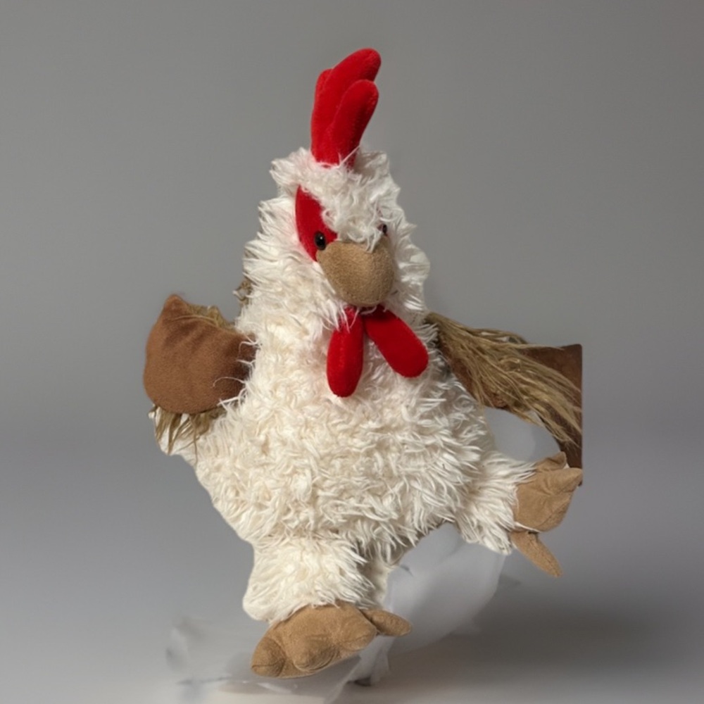Mary Meyer FabFuzz Stuffed Animal Soft Toy, Rooster Chicken 16-Inches